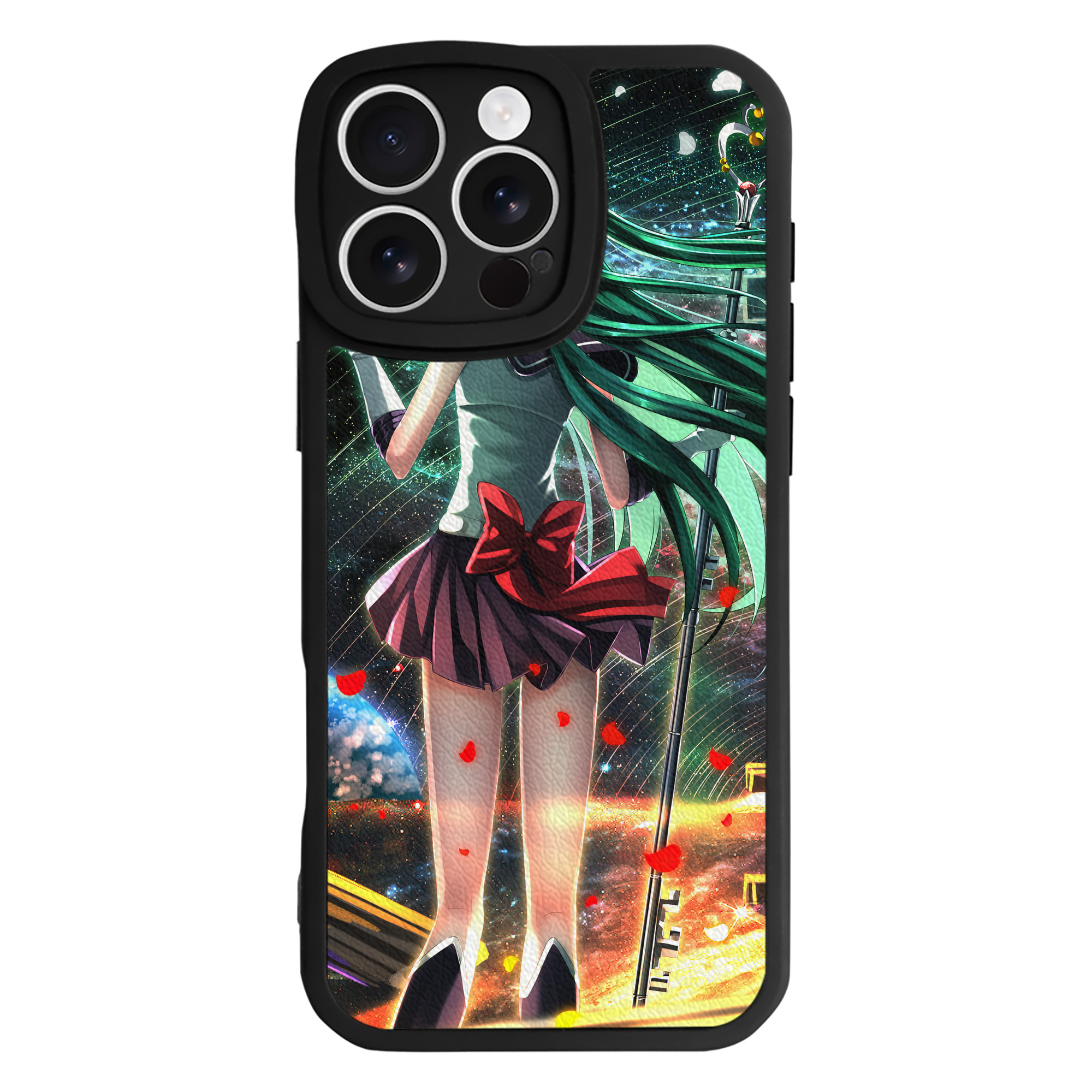 （画像用） 美少女戦士セーラームーン Sailor Moon 【iPhone 16シリーズ対応】シリコンスマホケース（レザー調） 材質：シリコン